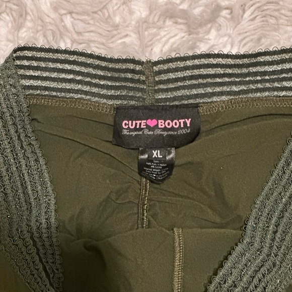 Cute booty lounge Sexy Olive new Gym And Yoga Squat Leggings Size L- X-L… - Picture 7 of 13